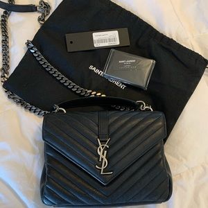 Saint Laurent Monogram Medium College Bag